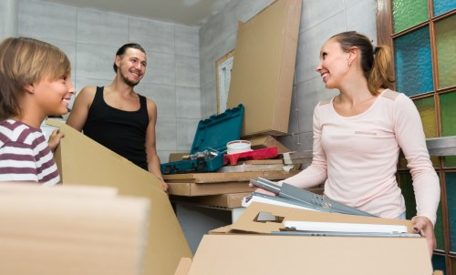 Commercial moving team planning a Beckenham office relocation