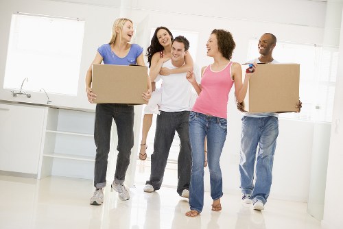 House removal team planning a move in Beckenham