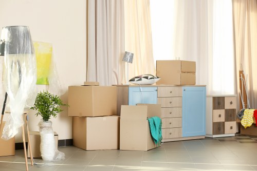 Man With Van Beckenham team preparing items safely before a move