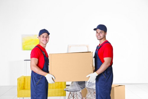 Prepared moving boxes and furniture for a Beckenham man and van service