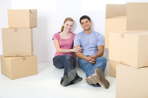 Careful loading of household furniture for removals in Beckenham