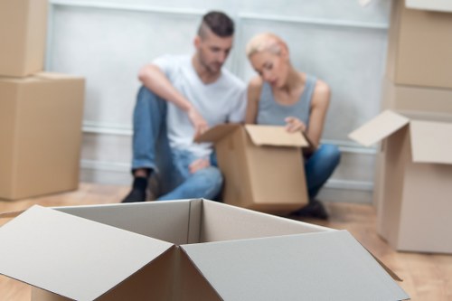 Professional movers handling residential relocation in Beckenham