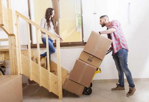 Customer service process for a moving company complaint