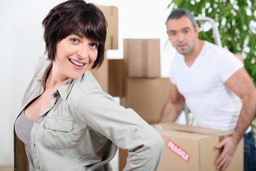 Local moving van arriving for a Beckenham relocation